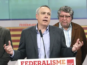 Pere Navarro tras conocer los resultados electorales Pere Navarro tras conocer los resultados electorales