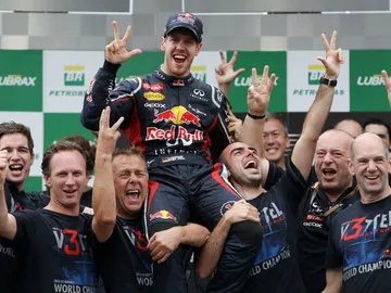 Vettel, tricampeón del mundo Vettel, tricampeón del mundo