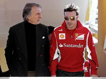 Montezemolo junto a Alonso en Cheste Montezemolo junto a Alonso en Cheste
