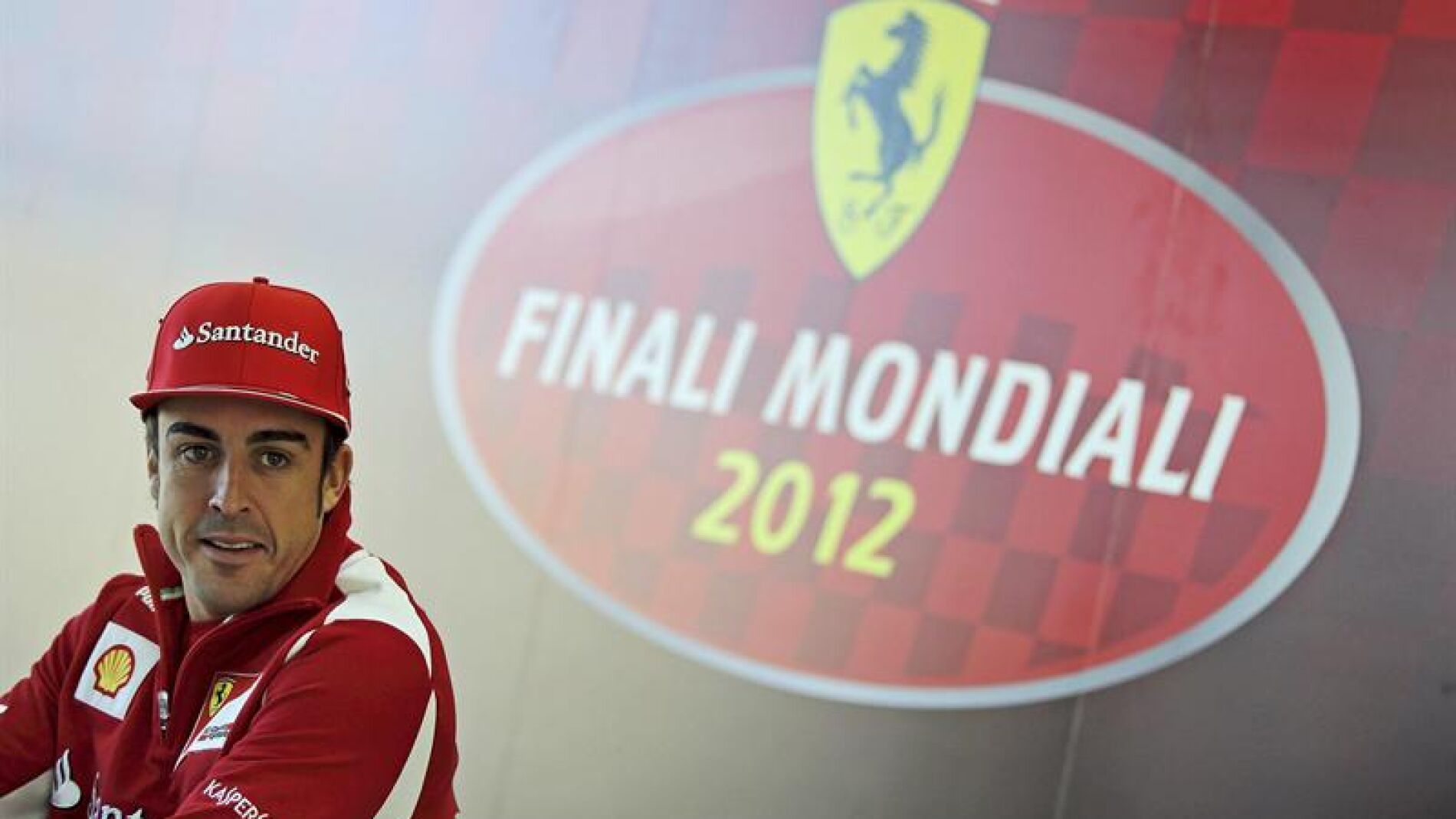 Alonso, en un acto en Cheste