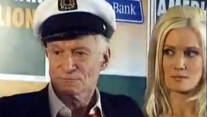 Hefner, el magnate de Playboy se casa