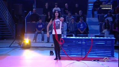 Exhibición de gimnasia rítmica