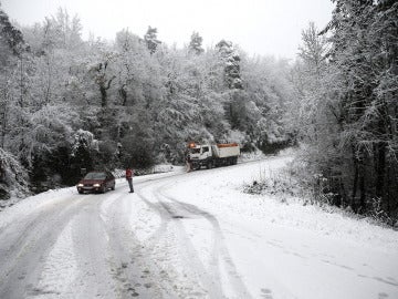 Nieve en Erro, Navarra