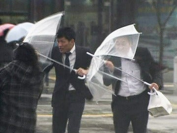 Fuertes rachas de viento en Japón