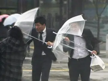 Fuertes rachas de viento en Japón Fuertes rachas de viento en Japón