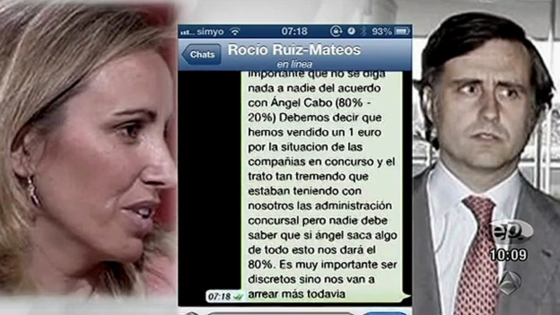 La conversación entre Rocío y Pablo Ruíz Mateos