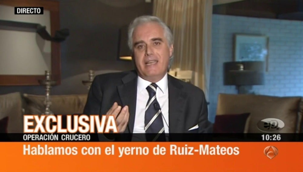 El yerno de Ruiz Mateos, en Espejo Público