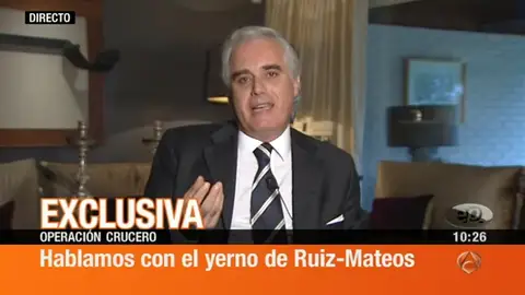 El yerno de Ruiz Mateos, en Espejo Público El yerno de Ruiz Mateos, en Espejo Público