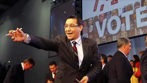 El actual primer ministro, el socialdemócrata Victor Ponta El actual primer ministro, el socialdemócrata Victor Ponta