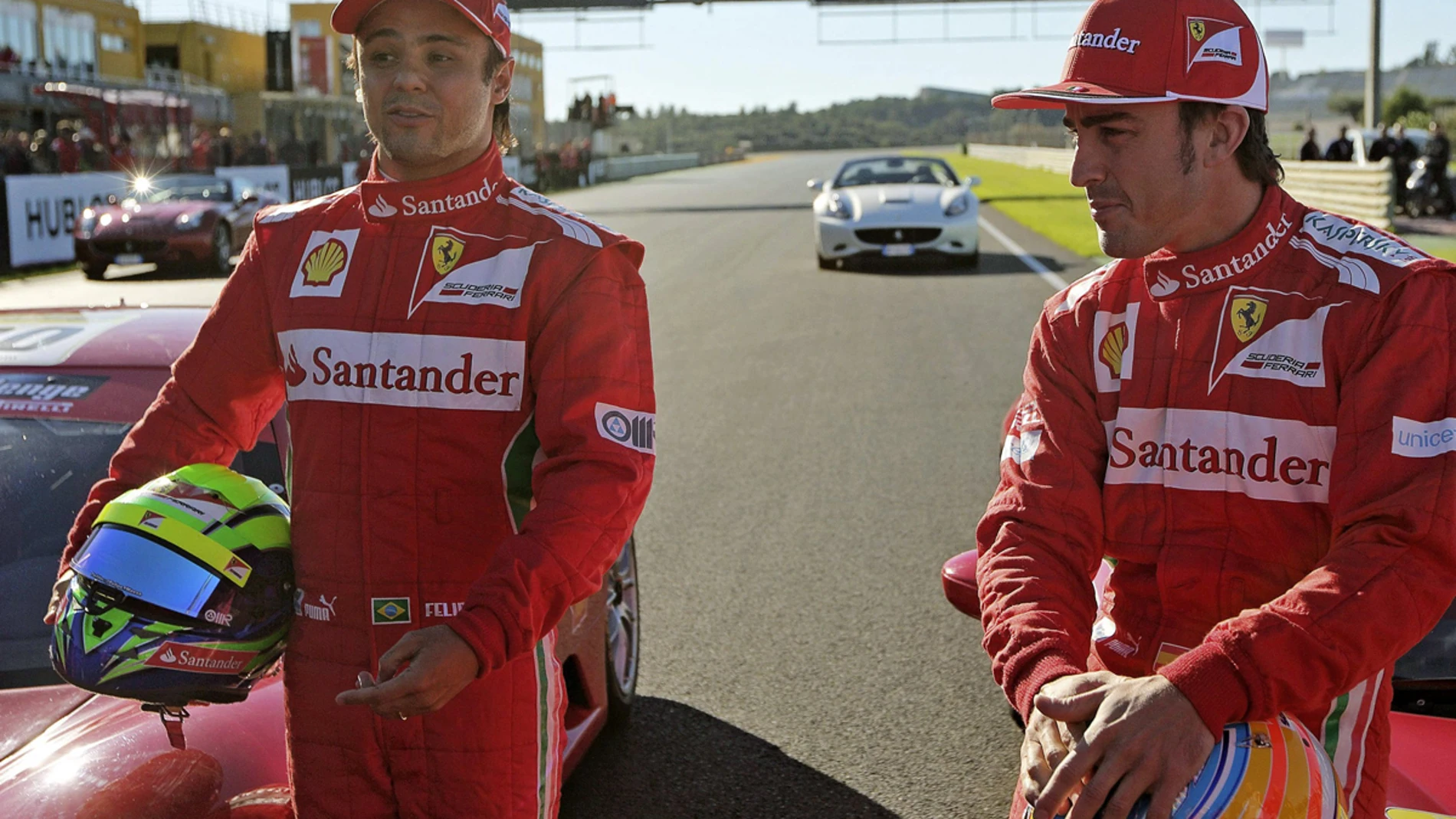 Massa y Alonso en Cheste