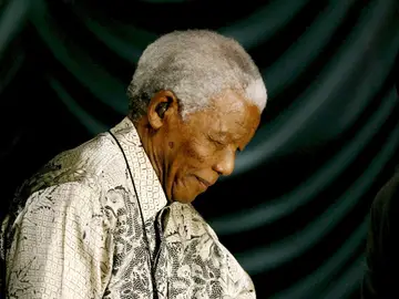 El expresidente de Sudáfrica Nelson Mandela El expresidente de Sudáfrica Nelson Mandela