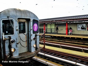 La línea 7 del metro de Nueva York atraviesa Queens. Foto: Marino Holgado La línea 7 del metro de Nueva York atraviesa Queens. Foto: Marino Holgado