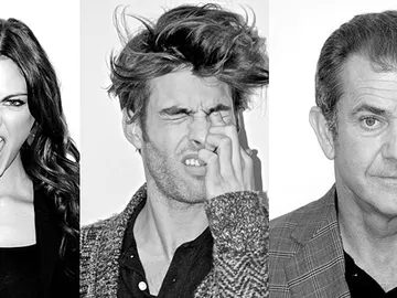 Mel Gibson, Amaia Salamanca y Jon Kortajarena Mel Gibson, Amaia Salamanca y Jon Kortajarena