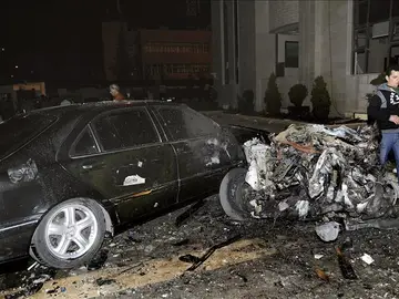 Un atentado bomba en Damasco causa la muerte de 16 personas Un atentado bomba en Damasco causa la muerte de 16 personas