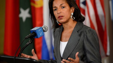 La actual embajadora de EE.UU. ante la ONU, Susan Rice