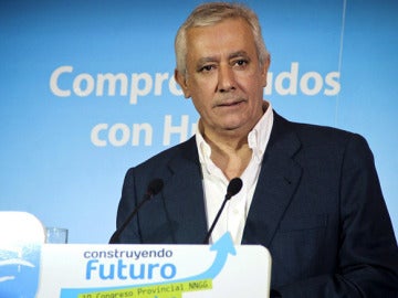 Javier Arenas, en el Congreso de Nuevas Generaciones