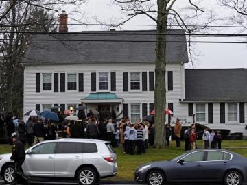 Funeral de una de las víctimas del tiroteo de Newtown