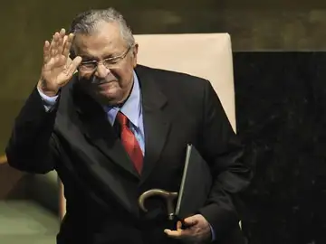 El presidente de Irak, ingresado grave por un coágulo en el cerebro El presidente de Irak, ingresado grave por un coágulo en el cerebro