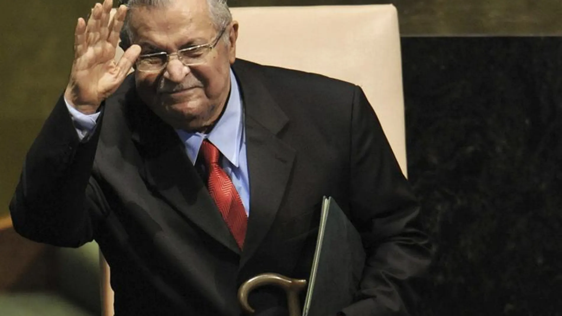 El presidente de Irak, ingresado grave por un coágulo en el cerebro El presidente de Irak, ingresado grave por un coágulo en el cerebro