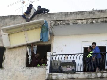 Desalojo de un edificio en Alicante