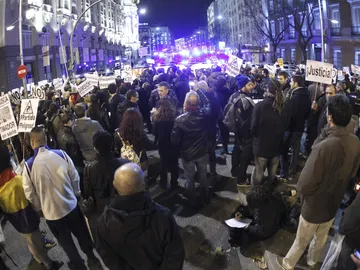 Protesta de la 'marcha fúnebre' en Madrid Protesta de la 'marcha fúnebre' en Madrid