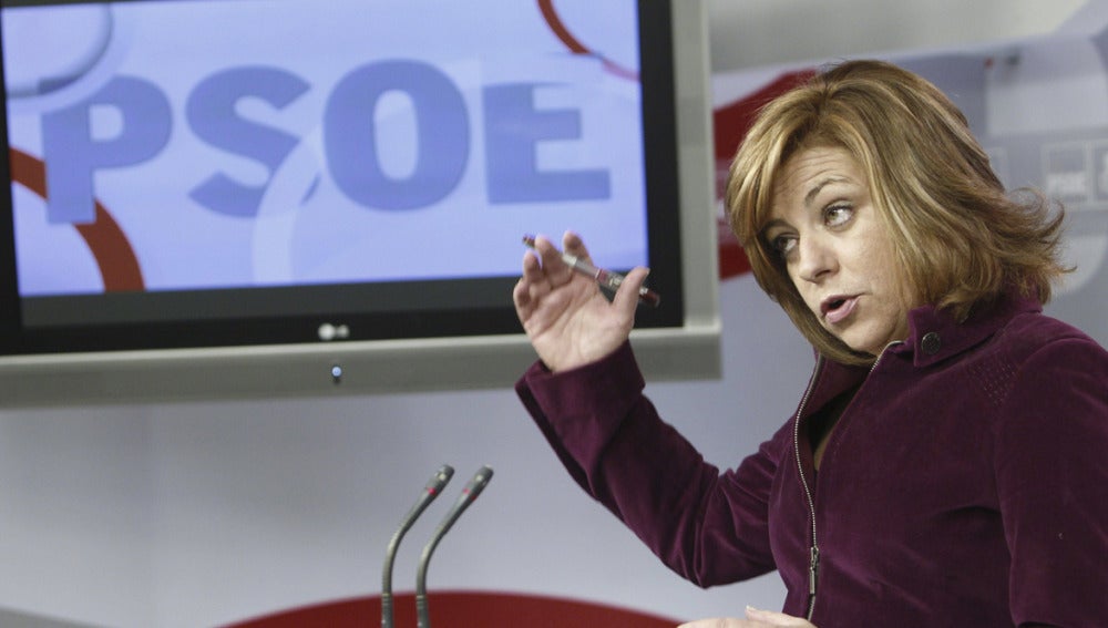 La vicesecretaria general del PSOE, Elena Valenciano