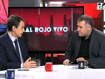 Entrevista a Zapatero en Al Rojo Vivo