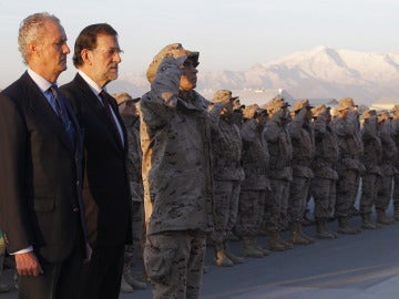 Rajoy visita a las tropas militares en Afganistán (archivo)