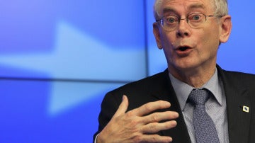 El presidente del Consejo Europeo Herman, Van Rompuy