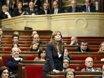 Sánchez-Camacho en el congreso catalán Sánchez-Camacho en el congreso catalán