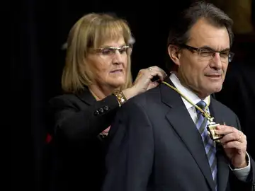 Artur Mas en su investidura Artur Mas en su investidura