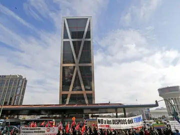 Protestas frente a la sede de Bankia Protestas frente a la sede de Bankia