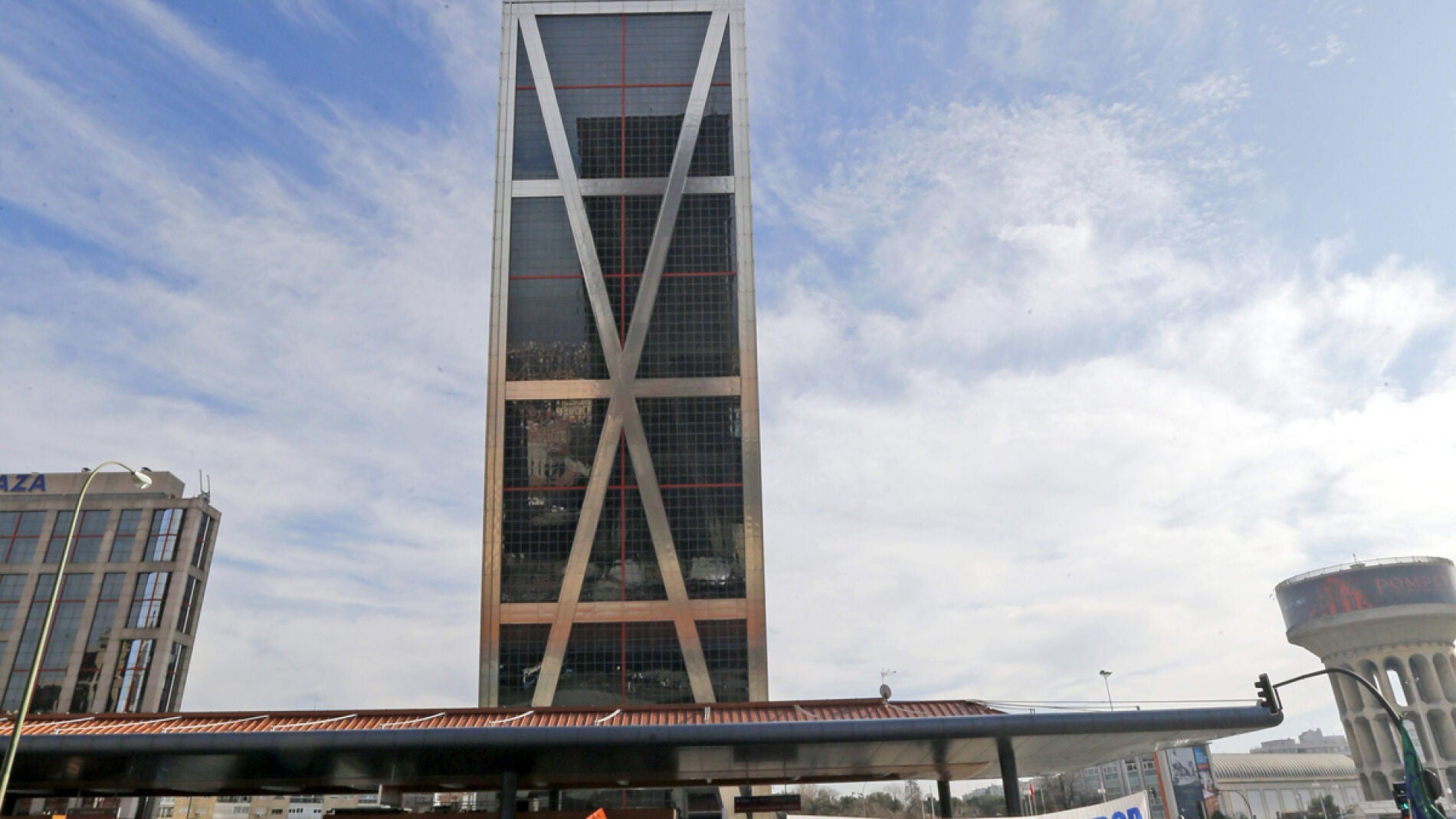 Protestas frente a la sede de Bankia