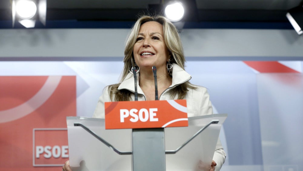 La secretaria de Política Social del PSOE, Trinidad Jiménez