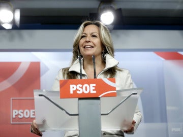 La secretaria de Política Social del PSOE, Trinidad Jiménez