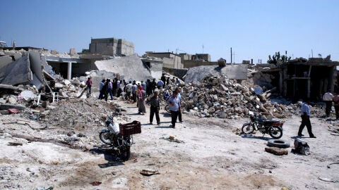 Bombardeo en Siria 