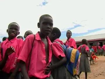 Niños en un orfanato de Sudán del Sur Niños en un orfanato de Sudán del Sur