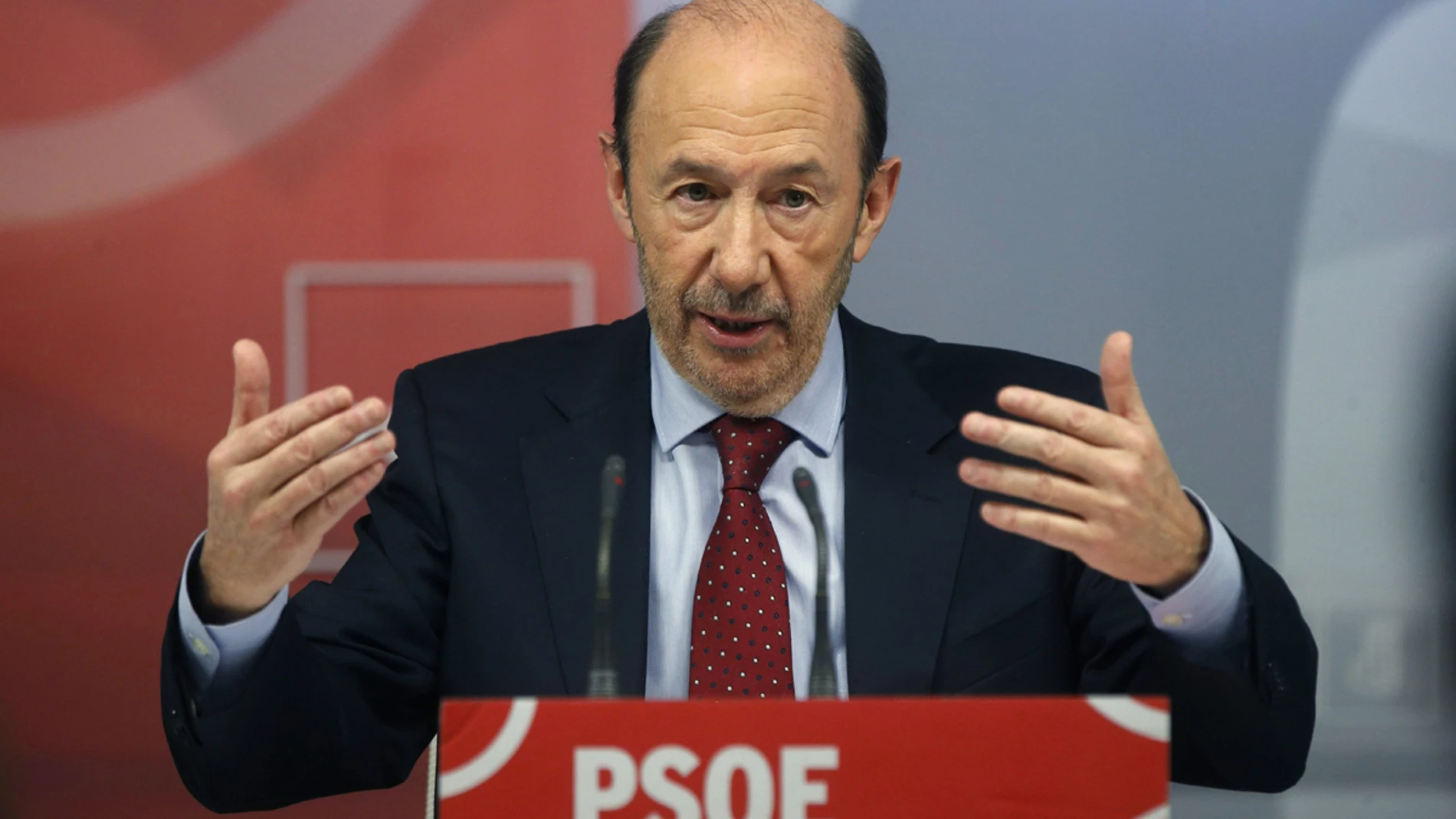 El secretario general del PSOE, Alfredo Pérez Rubalcaba El secretario general del PSOE, Alfredo Pérez Rubalcaba