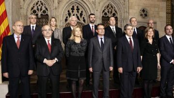 Mas presenta al nuevo gobierno de Cataluña