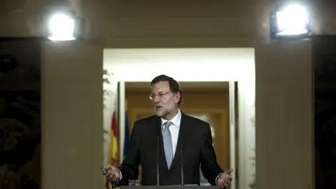 Mariano Rajoy comparece ante los medios Mariano Rajoy comparece ante los medios