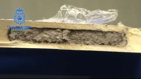 Cocaína escondida en muebles Cocaína escondida en muebles
