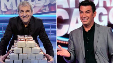 Carlos Sobera se pasa a ‘Ahora Caigo!’ y Arturo Valls a ‘Atrapa un Millón’