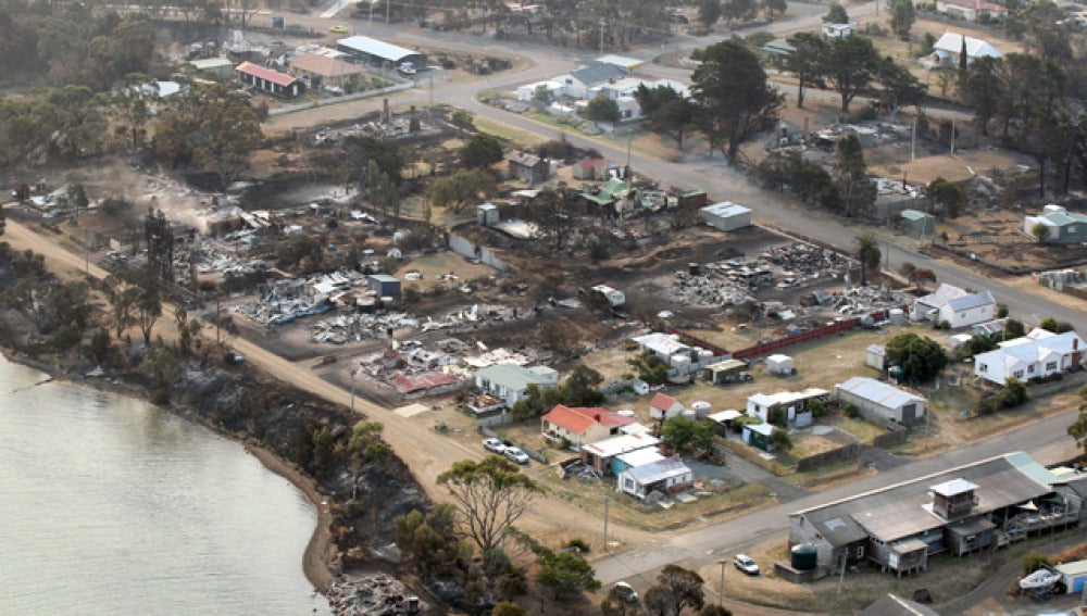 Ola de incendios en Australia