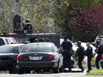 Dispositivo policial en Aurora (Colorado) tras el secuestro Dispositivo policial en Aurora (Colorado) tras el secuestro