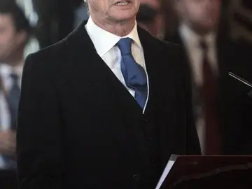 El ministro de Defensa, Pedro Morenés, durante su discurso en el salón del Trono del Palacio Real El ministro de Defensa, Pedro Morenés, durante su discurso en el salón del Trono del Palacio Real