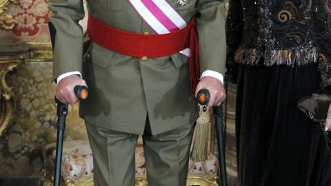 El Rey durante la Pascua Militar