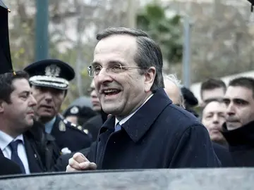 El primer ministro griego Antonis Samaras El primer ministro griego Antonis Samaras