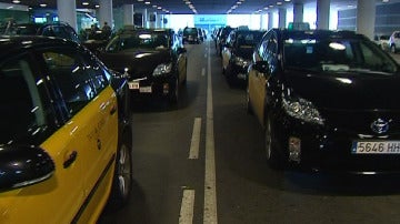 Taxis en el Prat, Barcelona