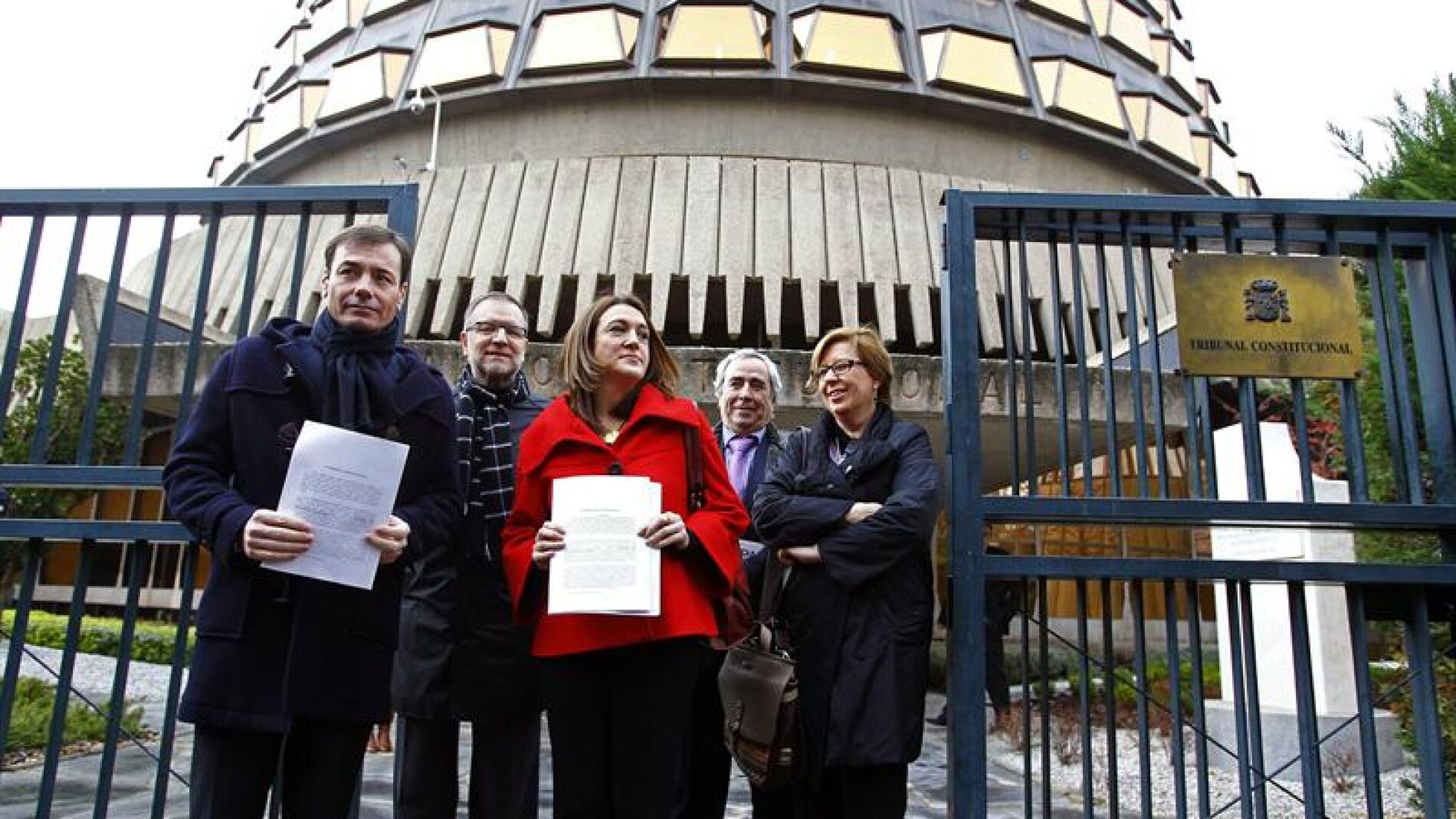 Soraya Rodr&iacute;guez, Tom&aacute;s G&oacute;mez, Marcelino Iglesias, Enrique Cascallana y Maru Men&eacute;ndez