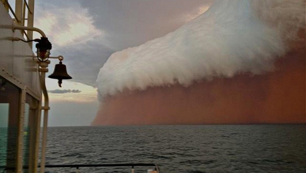 Tormenta de arena en el oeste de Australia